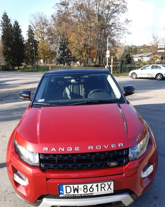 Land Rover Range Rover Evoque cena 72900 przebieg: 151000, rok produkcji 2013 z Wrocław małe 92